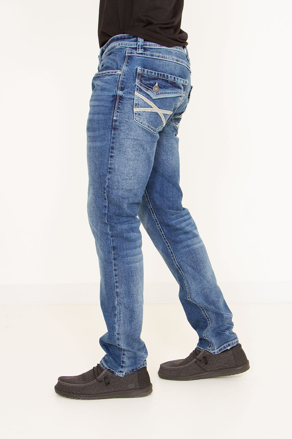 JJITIM JJSOLAR JOS 145 Slim Straight Fit jeans | Medium Blue | Jack & Jones®